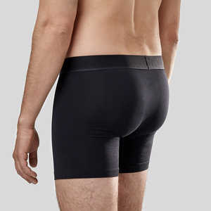 Sous-vêtements pour hommes CELINNE, noir, ouverts à l'avant, sexy, respirants, confortables, en tissu modal, boxer pour hommes - Product Image 3