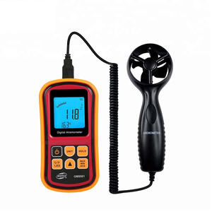 Anémomètre numérique filaire Benetech GM8901 0~45m/s Mesure de la vitesse/température/volume du vent - Product Image 1