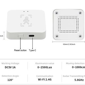 Sensor de Presencia Humana de Alta Calidad, Radar Inteligente para Detectar Movimiento Humano - Product Image 4