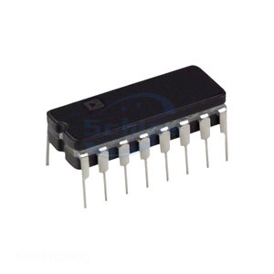 AD7511DIKQ Electronic Component Chip Interface In Stock 16 CDIP (0.300", 7.62mm) IC SW SPST NCX4 100OHM 16CERDIP - Product Image 1