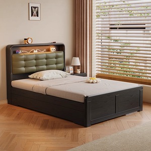 Moderno semplice casa camera da letto principale mobili Puff Cloud Head Board letto matrimoniale per appartamenti - Product Image 2