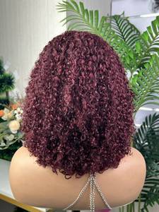 100% tóc con người PIXIE Curl rìa tóc giả với SDD tóc giả với một tiếng nổ - Product Image 3