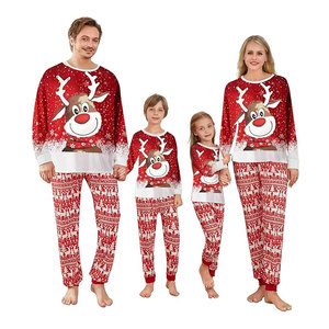 Pijamas Personalizados Divertidos de Navidad, Conjuntos Familiares a Juego, Pijamas Suaves de Año Nuevo, Ropa de Dormir para la Familia - Product Image 2