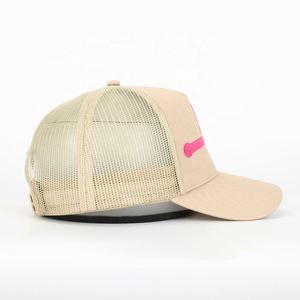 Gorras deportivas con logotipo bordado personalizado al por mayor, gorra clásica de camionero con parche tejido de algodón para hombre, gorra de papá de malla de 5 paneles de alta calidad - Product Image 4