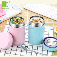 Nouvelle vente en gros 2025 : Thermos alimentaire à isolation sous vide, récipients pour aliments chauds, thermos en acier inoxydable à large ouverture, récipients thermiques pour soupe