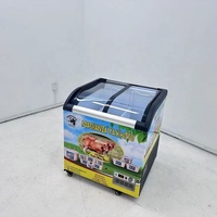 Vitrine réfrigérée pour glaces, sorbets et crèmes glacées, avec porte coulissante en verre personnalisée, vente chaude, prix bas
