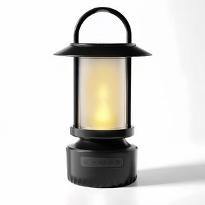 Enceinte Bluetooth solaire extérieure durable et étanche Alecter, batterie 2000 mAh, veilleuse, lanterne de camping, patio, véranda - Product Image 1