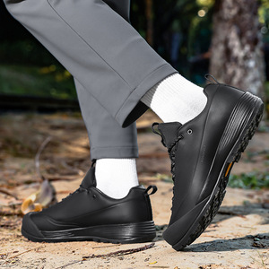 Chaussures de randonnée pour hommes de haute qualité, antidérapantes, résistantes à l'usure, respirantes, avec empeigne en mesh, à lacets, pour sports de plein air - Product Image 3