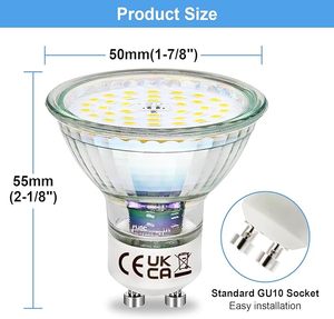 Ce ERP tiêu chuẩn miễn phí Mẫu 3W <span class=keywords><strong>4W</strong></span> 5W 7W 9W GU10 gu5.3 MR16 dẫn bóng đèn xuống ánh sáng 220V ánh sáng tại chỗ dẫn GU10 đèn - Product Image 5