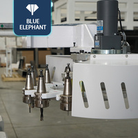 Routeur CNC multifonctionnel ATC 1325 pour la fabrication de meubles en bois et de portes, routeur à bois ATC avec 2 scies à vendre