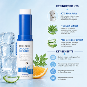 Stick Baume Rafraîchissant Instantané pour le Visage – Réduit les Poches et les Cernes, Soulage la Peau Sèche et Tendue – Sérum Facial Hydratant au Jus de Bouleau - Product Image 6