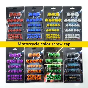 Motorcycle Decorative Parts Modification Screw Nut Bolt Cover For Scooter Moped Engine