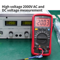 UT892 UNI-T Multimeter Digital 2000V Detektor Tegangan Tinggi AC DC Voltmeter Resistansi Kapasitansi NCV LIVE Diode VFC Tester B174