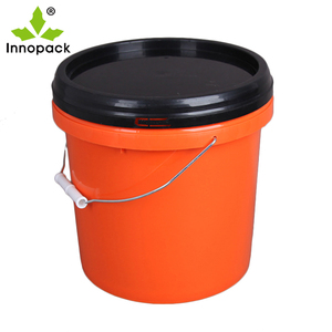 Cubo de plástico de 15L de alta calidad con tapa Impreso personalizado en colores objetivo Material PP directo de fábrica para tambores Cubos y barriles - Product Image 3
