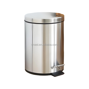 3L/5L/8L/12L/20L/30L thép không gỉ xoắn ốc đạp <span class=keywords><strong>bin</strong></span> Thùng rác có thể chân-kích hoạt chất thải <span class=keywords><strong>bin</strong></span> cho nhà bếp Sử dụng ngoài trời Nhà thiết yếu - Product Image 1
