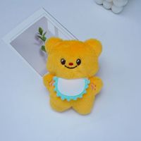 Nouveau Porte-clés en peluche Ours Beurreux couineur de dessin animé, Pendentif de sac mignon pour machine à griffes, Vente en gros