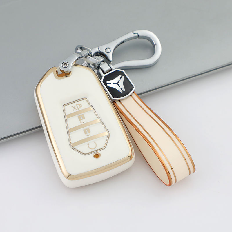 White + Keychain
