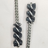 Brosse de nettoyage industrielle en carbure de silicium en spirale, personnalisable OEM pour la finition des surfaces