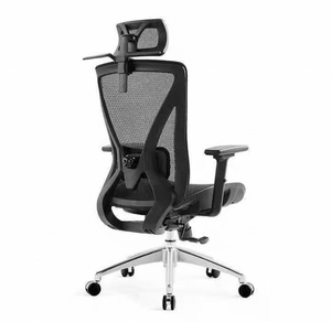 Sedia da Ufficio Moderna con Poggiatesta Regolabile e Schienale in Rete, Braccioli Regolabili - Product Image 4