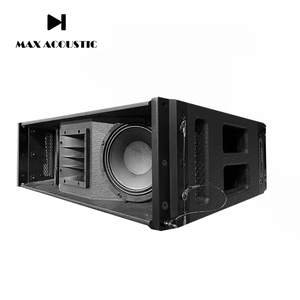 Dual 10" Active <strong>Line</strong> <strong>Array</strong> Speaker PA Speaker Box Booster Speaker Subwoofer - Product Image 4