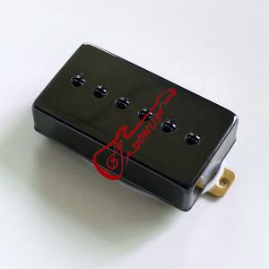 דונליס צבע שחור לינקו מגנט P90 גודל טנדר גיטרה טנדר עם שעווה - Product Image 6