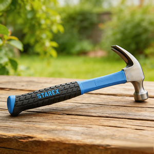 Marteau à griffes en acier au carbone forgé avec revêtement en caoutchouc antichoc, outil de rénovation et de bricolage pour la maison, expédition sous 24 heures - Product Image 5