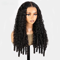 Cheveux humains vierges birmans à cuticules alignées pour perruque Lace Front, base en dentelle marron foncé, longueur longue, densité 200%, toutes couleurs, double épaisseur
