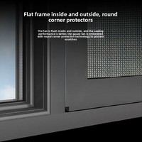 Système de fenêtres et de portes en alliage d'aluminium, fenêtres insonorisées sur mesure du sol au plafond pour chambre et balcon, autres fenêtres