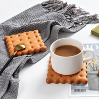 Sous-verre en bois massif pour tasses et mugs, tapis résistant à la chaleur, pour la décoration de table à manger