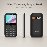 Téléphone mobile senior 4G personnalisable avec bouton SOS d'urgence, téléphones mobiles à gros boutons pour personnes âgées