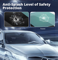 Película de Tinte para Ventanas de Auto con Protección UV, Autoregenerable, Antiarañazos, Privacidad, Negra, PDLC PET, 2 Mil de Grosor, Garantía de 5+ Años