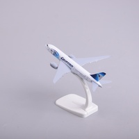 Modèle d'avion en métal moulé sous pression Egypt Air 777 de 16 cm avec train d'atterrissage, échelle 1:5, en zinc, pour garçons, jouet modèle d'avion