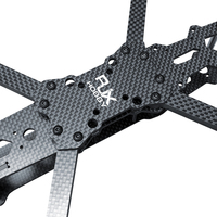 Kit de cadre de drone de course FPV RJX Mark4 V2 9 pouces 387 mm en fibre de carbone, surface mate