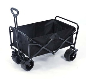 Carrito Plegable Portátil <span class=keywords><strong>de</strong></span> Gran Capacidad con Logotipo Personalizado para Jardín y Playa, Plataforma Resistente para Camping, Picnic, Compras y Almacenamiento OEM - Product Image 2