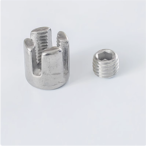 Abrazadera Cruzada de Acero Inoxidable 304/316 de Primera Calidad para Sistemas de Cables y Estructuras Metálicas - Product Image 2