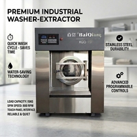 Laveuse industrielle automatique de haute qualité pour hôtels, machine à laver électrique 15 kg à monnayeur