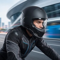 Casque intégral rétro certifié 3C pour motos électriques, casque Scorpion été et toutes saisons avec demi-visière