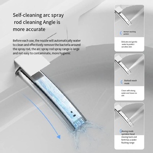 <strong>White</strong> Elongated Floor Mounted Intelligent Auto <strong>Seat</strong> Smart <strong>Toilet</strong> Heated <strong>Seat</strong> Remote Included High Quality Ceramic Bathroom WC - Product Image 4