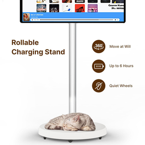 21.5 Inch Mobile Android <b>Tv</b> With Camera Rechargeable Touch Screen <b>Portable</b> on Wheels HD Outdoor Smart for Entertainment 21.5 Inc - Product Image 6
