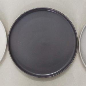 Échantillon Disponible Assiette en Céramique Colorée à Prix de Gros Économique Plat en Grès Céramique en Stock en Promotion - Product Image 2