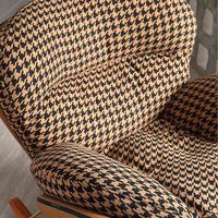 Tissu cuir maison salon meubles chaise berçante ménage loisirs chaise pour petit appartement