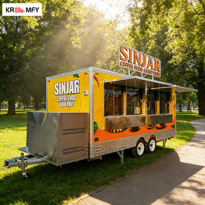 Remolque de Comida Móvil Personalizado, BBQ, Cocina Completa, Pollo Frito, Snacks, Café, Hot Dogs, Carrito de Comida Rápida - Product Image 3