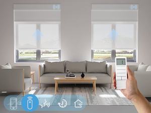 Persianas Enrollables Dobles, Opacas y Semi Opacas, con Control Remoto, Compatibles con Alexa/<span class=keywords><strong>Google</strong></span>/Apple, Adecuadas para el Hogar/Oficina - Product Image 3