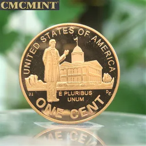 Image personnalisée Pièce de monnaie en cuivre Jumbo Penny 1 Oz .999 Troy Copper 3/4 (Reeded Edge) Challenge Coin Metal Crafts