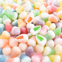Fabrieksdirect knapperige schilvormige zachte gummy snoepjes met echt fruit sap OEM Private Label groothandel exporteur