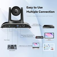 Cámara de Videoconferencia TEVO-VHD20H 1080p USB/HDMI/RJ45 PTZ Óptica con Zoom 20x para Iglesia/Educación/Transmisión en Vivo