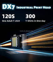 Imprimante Haolic G5 A3 DTG DTF avec tête d'impression DX7, machine d'impression textile haute vitesse pour t-shirts, imprimante jet d'encre à plat pour vêtements