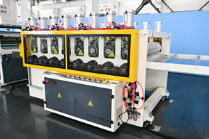 Legno di plastica PVC WPC pannello di bambù pannello di parete mobili decorazione cucina linea di produzione che fa macchina di estrusione - Product Image 3