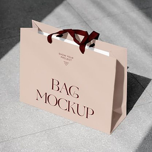 Rubans d'emballage à la main Sacs en papier cartonné Sacs d'artisanat en carton blanc estampage à chaud Cadeaux Shopping <span class=keywords><strong>Sac</strong></span> Natural <span class=keywords><strong>Craft</strong></span> - Product Image 4