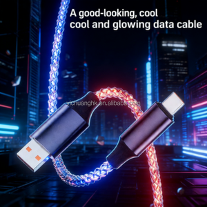 Cable USB Tipo-C de Carga Rápida de 66W con Diseño RGB Luminoso, Núcleo de Cobre Puro, Compatible con Múltiples Dispositivos - Product Image 6